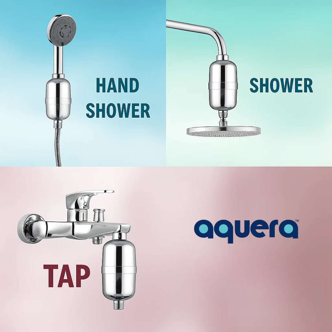 Aquera Shower and Tap Filter for Hard Water