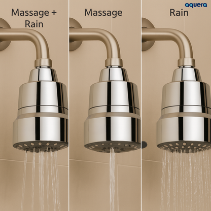Aquera Shower Head Filter for Hard Water Softening & Chlorine Removal – Healthier Showers, Naturally